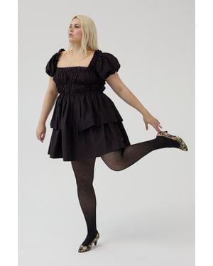 Damson Madder Lyza Mini Dress - Black