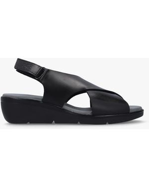 Fly London Nabi Sling Back Low Wedge Sandals - Multicolour