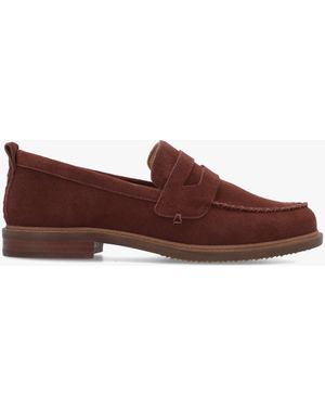 Kelsi Dagger Brooklyn Lens Cinnamon Suede Loafers - Brown