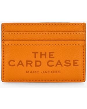 Marc Jacobs The Leather Tangerine Card Case - Orange