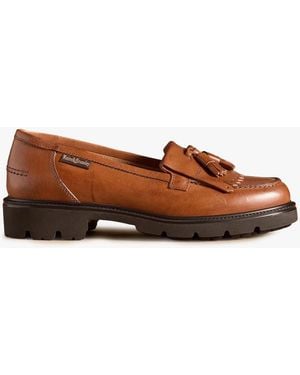 Russell & Bromley Dorchester Tassel Loafers - Brown