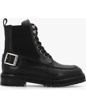 Barbour Leonie Lace Up Ankle Boots - Black
