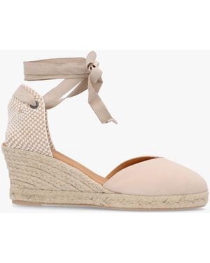 Barbour Juana Suede Wedge Espadrilles - Natural
