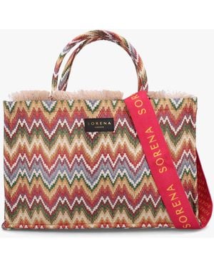 Sorena One-of-a-kind Citrus Multicolored Tote Bag