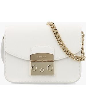 Furla Mini Metropolis Cross-Body Bag - White