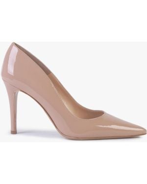 Daniel Acourt Beige Suede High Heel Court Shoes - Brown