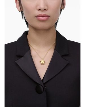 Marc Jacobs The Daisy Balloon Light Antique Necklace - Black