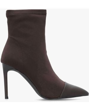 Daniel Rare Stretch Heeled Ankle Sock Boots - Black