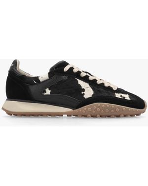HOFF Bridge Mkii Cow Print Trainers - Black