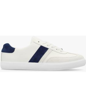Ralph Lauren Braylee & Suede Trainers - Blue