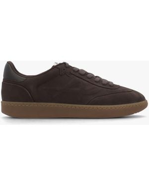 Ash Siena Africa Nubuck Leather Trainers - Brown