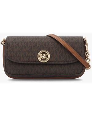 Michael Kors Nolita Small Acorn Signature Logo Cross-Body Bag - Multicolour
