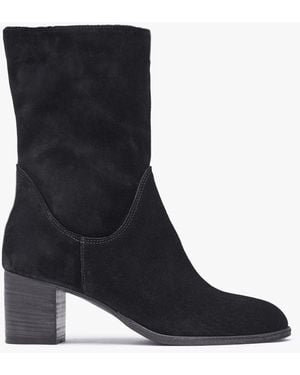 Daniel Gigi Block Heel Calf Boots - Black