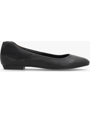 Martel Angels Wings Ballet Court Shoes - White