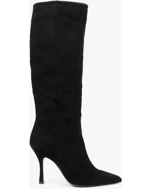 Daniel Nulnee Black Suede Knee Boots