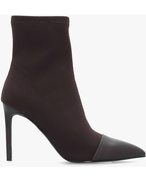 Daniel Rare Stretch Heeled Ankle Sock Boots - Black
