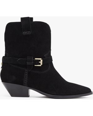 Daniel Esmena Western Ankle Boots - Black