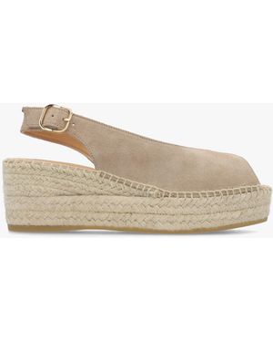 Daniel Jeep Peep Toe Wedge Espadrilles - Natural