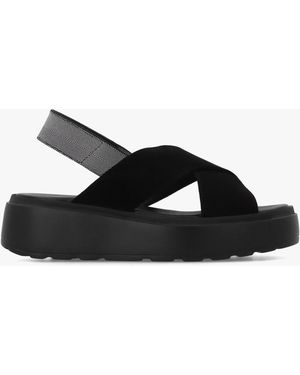 Daniel Sofly Flatform Sandals - Black