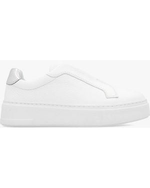 Russell & Bromley Park Mid Flatform Laceless Trainers - White