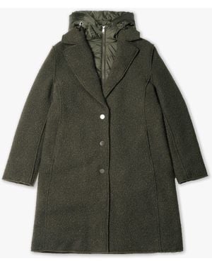 Beaumont Organic Tara Silt Bouclé Blazer Coat - Green