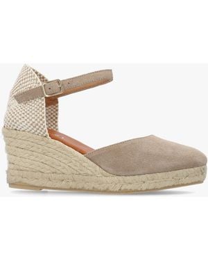 Daniel Jassy Mid Wedge Espadrilles - White