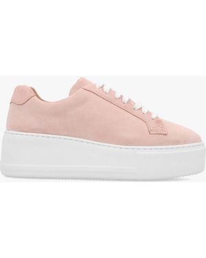 Russell & Bromley Park Up Flatform Trainers - Pink