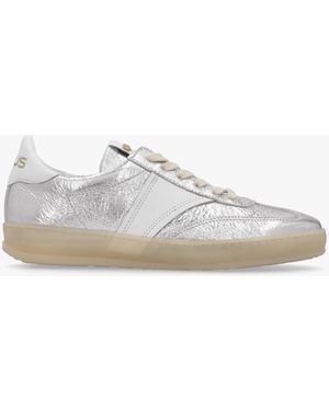 Mjus Flash Metallic Leather Trainers - White
