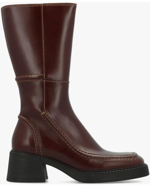 Miista Dagmara Calf Boots - Brown