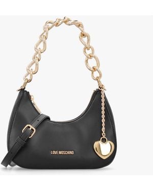 Love Moschino Chunky Chain Shoulder Bag - White
