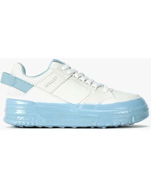 Mallet Compton Dip Light Trainers - Blue