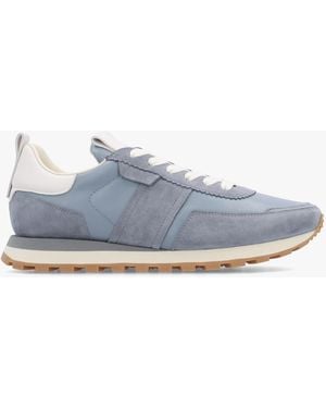 Daniel Aimie Leather Runner Trainers - Blue