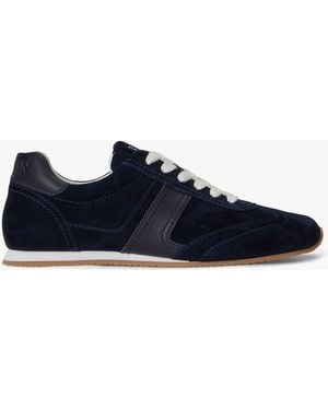 Ralph Lauren Dani & Leather Low Profile Trainers - Blue