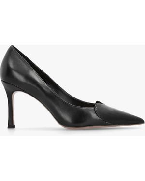 Daniel Elove Heart Toe Cap Court Shoes - Black