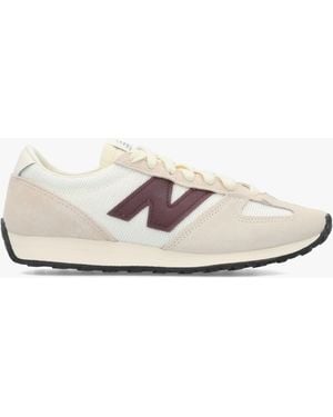 New Balance 471 Linen Sea Salt Trainers - White