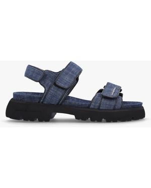 Kennel & Schmenger Skill Denim Chunky Sandals - Blue