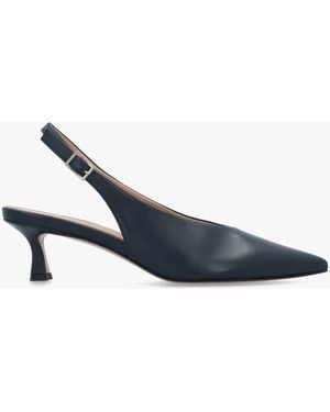 Daniel Siamma Kitten Heel Sling Backs - Blue