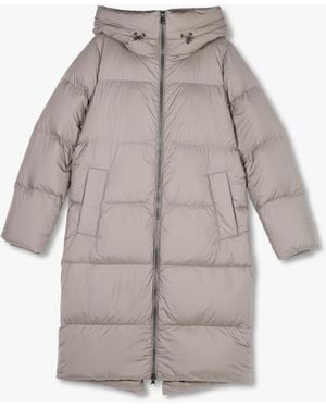 Beaumont Organic Fern Longline Puffa Coat - Grey