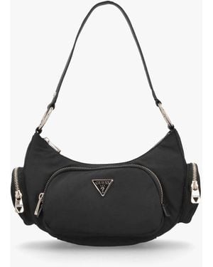Guess Eco Gemma Black Shoulder Bag