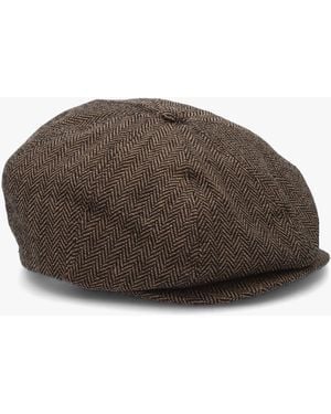 Brixton Brood Khaki Snap Cap - Brown