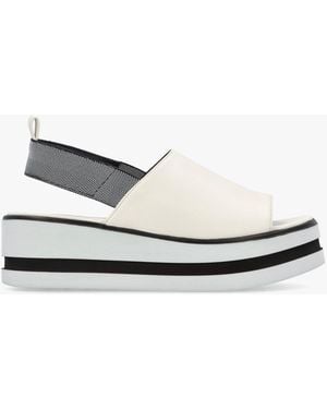 Daniel Sasly Flatform Sandals - White