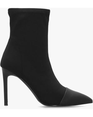 Daniel Rare Stretch Heeled Ankle Sock Boots - Black