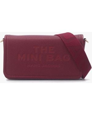 Marc Jacobs The Leather Mini Cherry Cross-Body Bag - Purple