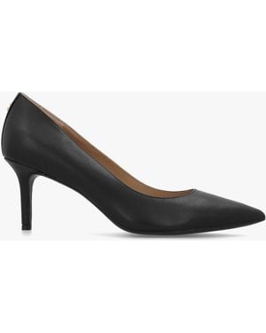 Ralph Lauren Lanette Ii Mid Heel Court Shoes - Black