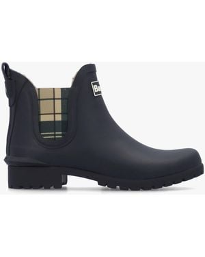Barbour Kirkton Birchwood Chelsea Wellingtons - Blue