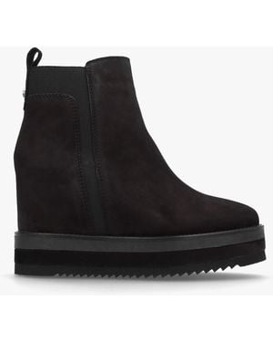 Alpe Azure Wedge Chelsea Boots - Black