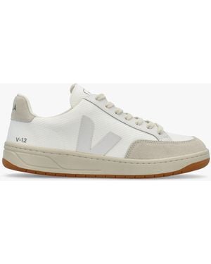 Veja V-12 B-Mesh Natural Trainers - White