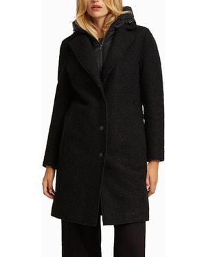 Beaumont Organic Tara Black Bouclé Blazer Coat