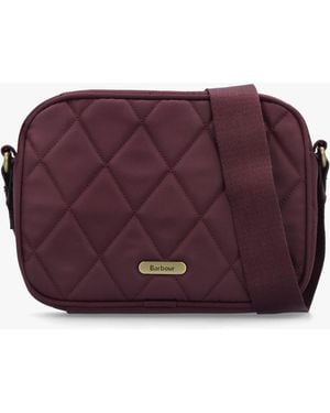 Barbour Quilted Fig Cross-Body Bag - Purple