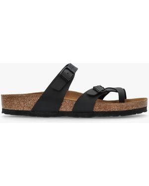 Birkenstock Mayari Birko-flor Casual Sandals From Finish Line - Black